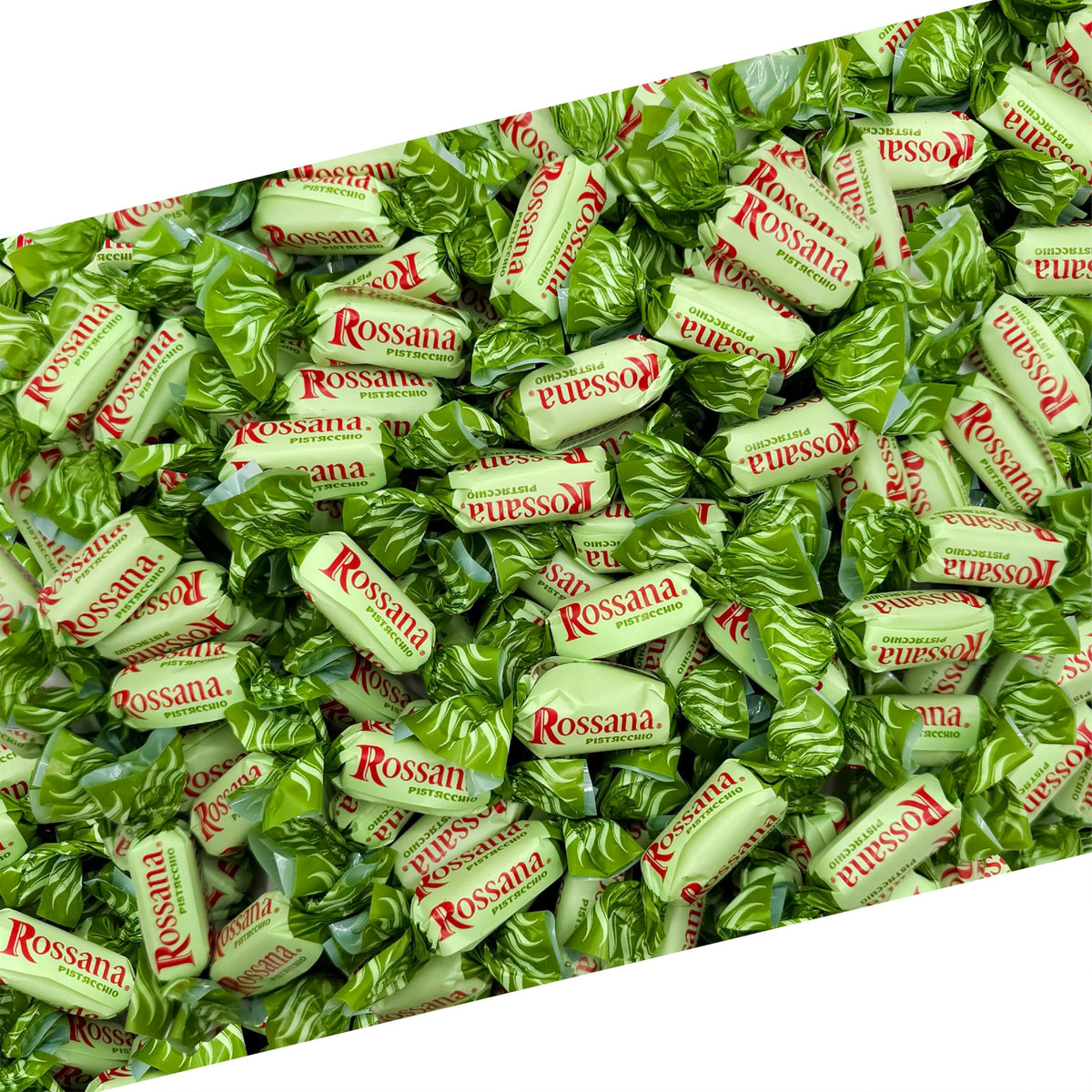 LAETAFOOD front packaging of Fida Rossana pistachio hard candy shows premium Italian branding and benefits