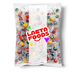 LAETAFOOD close-up of jawbreaker glossy hard shell highlighting long-lasting texture