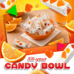 LAETAFOOD cross-section showing soft nougat texture and jelly pieces for contrast
