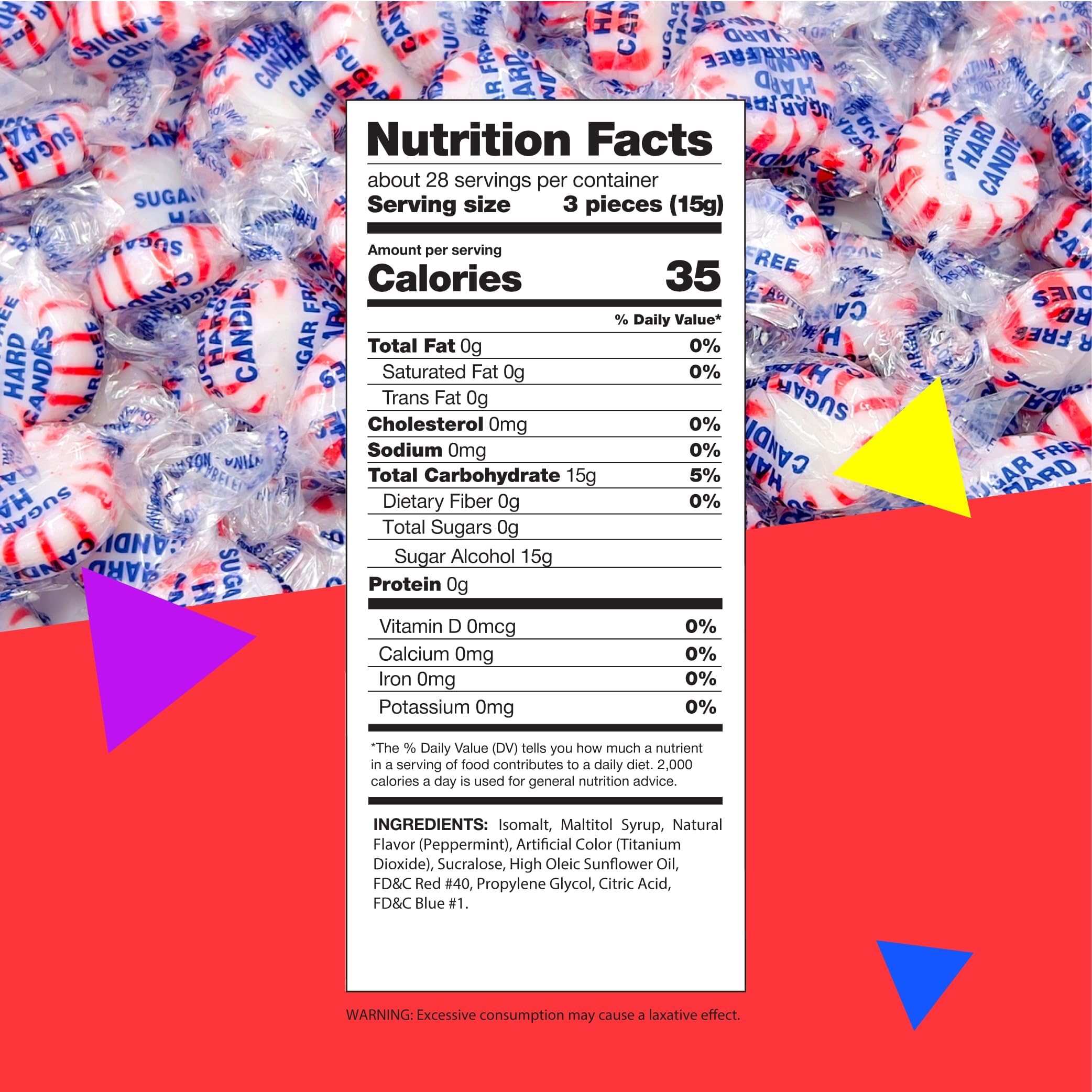 LAETAFOOD party favor arrangement showing candy suitability for events