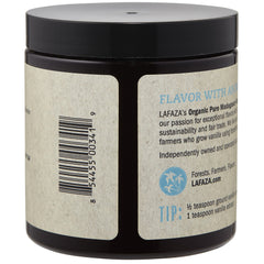 LAFAZA close-up fine powder texture displaying concentrated vanilla flavor