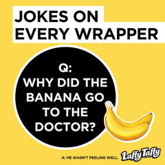 Laffy Taffy bar in hand illustrating 1.5 ounce size and portable portion
