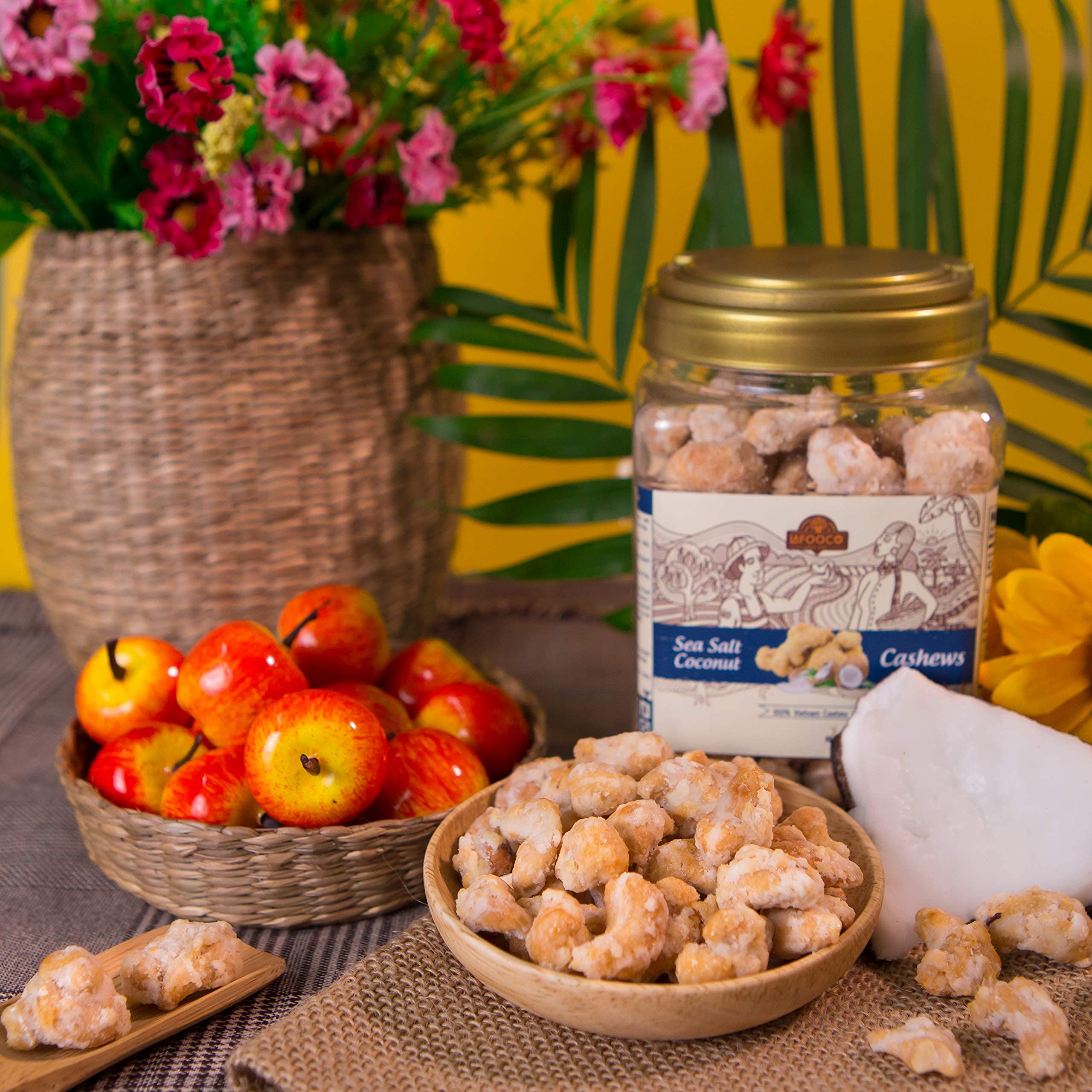 LAFOOCO cashews in bowl serving idea for easy entertaining