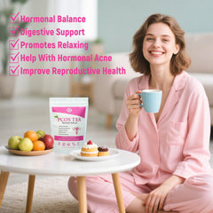 Laicuherb tea bag close-up highlighting natural ingredients and purity