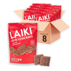 LAIKI front of pack showing red rice sea salt flavor and benefits