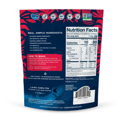 Laird Superfood powder close-up showing fine coconut texture for smoothness