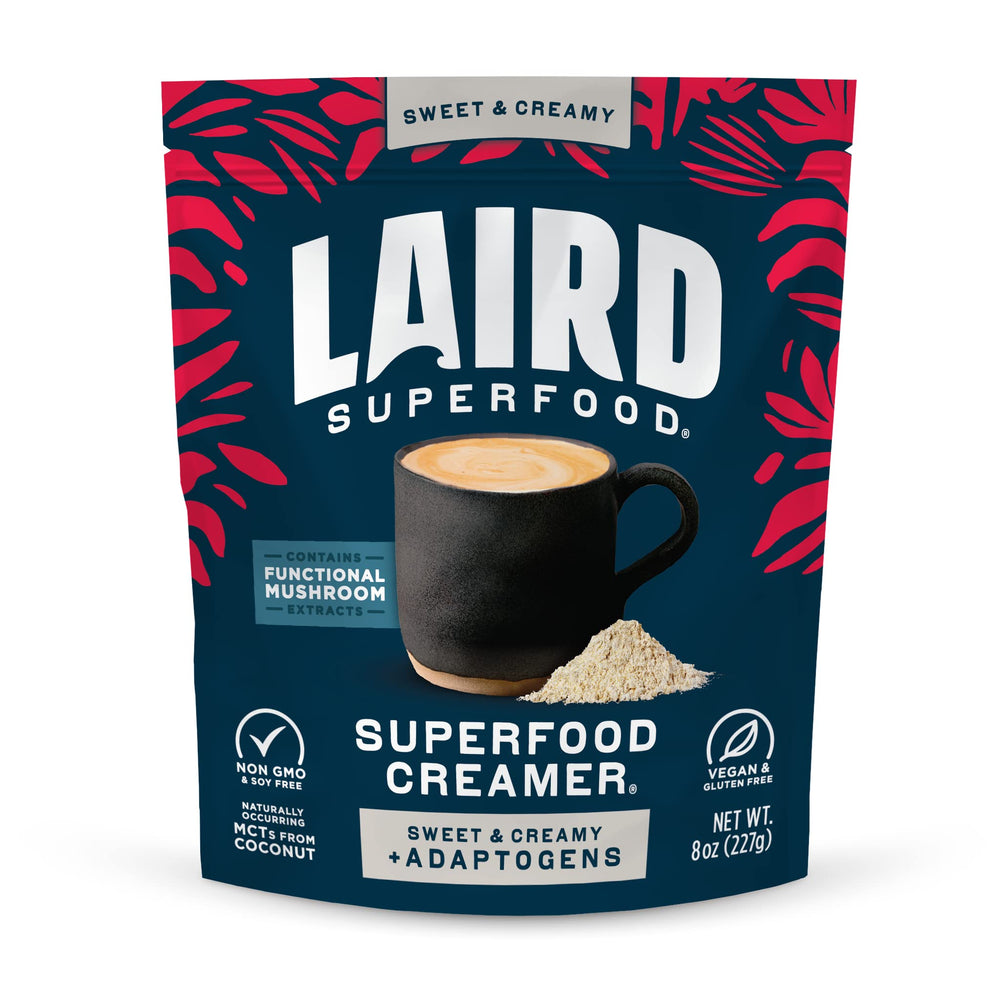 Laird Superfood front packaging showing 8 oz bag and brand for clear identification