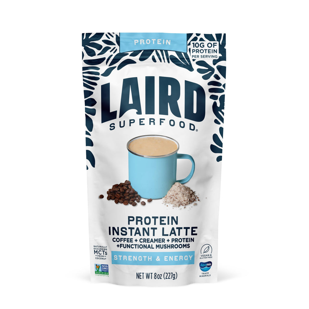 Laird Superfood front packaging bag showing label and benefits for quick reference