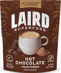 Laird Superfood front packaging showing product name and 8 oz bag benefit of clean ingredients