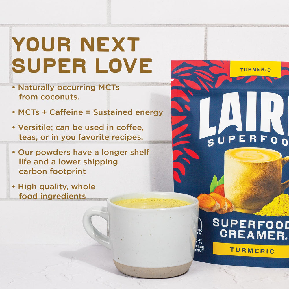 Laird Superfood nutrition label and ingredients view for clarity