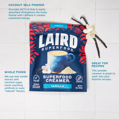 Laird Superfood scoop measuring one tablespoon to control serving size and consistency