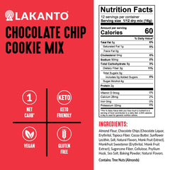 Close-up of cookie dough texture made from Lakanto mix showing moist crumb
