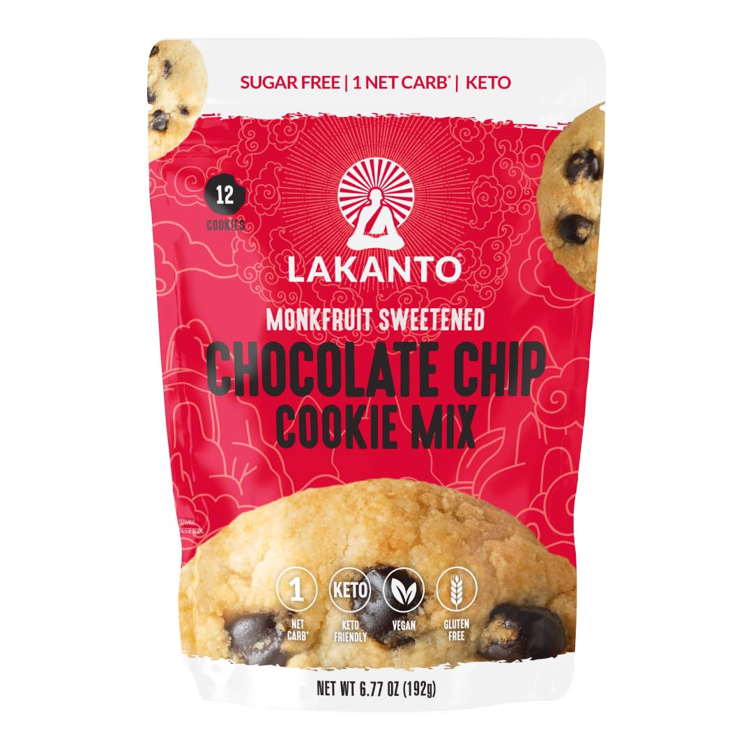 Lakanto front packaging showing product name and benefits