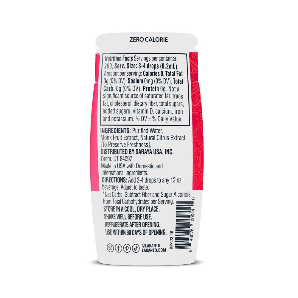 close-up of Lakanto bottle neck and cap emphasizing spill-proof design benefit
