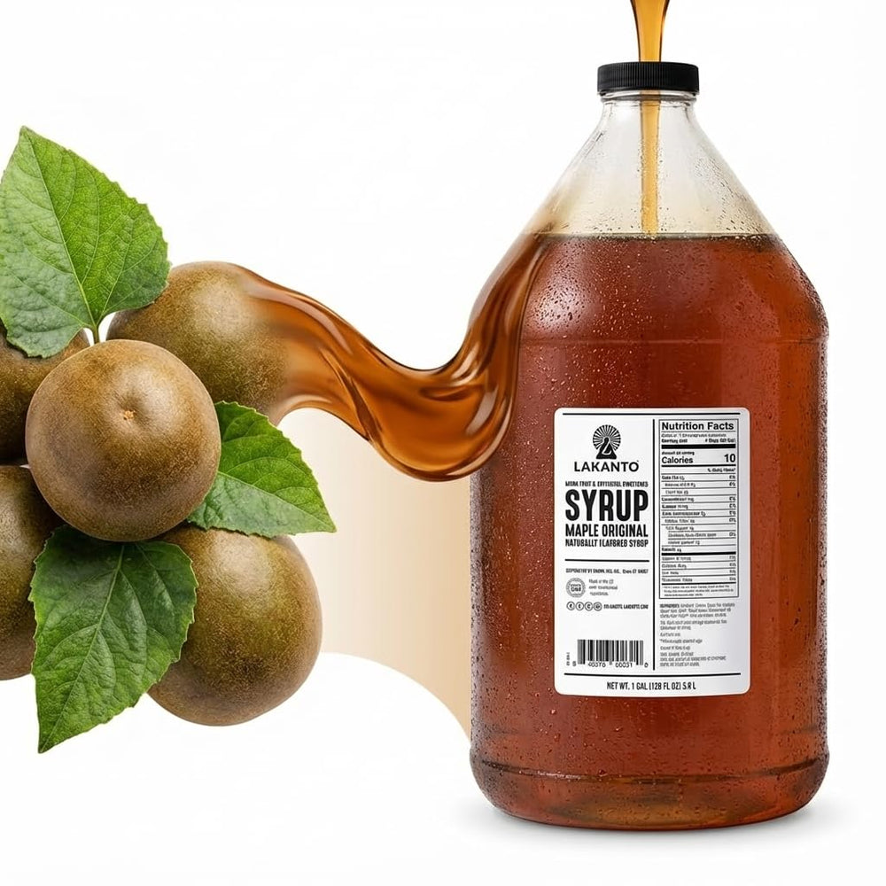 NYCPI & GA Lakanto stirred into coffee highlighting sweetener use without added sugar