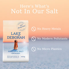 Close-up of Lake Deborah salt crystals highlighting texture and mineral-rich appearance