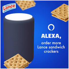Lance cheddar filling detail showing real cheese flavor