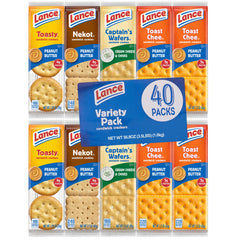 Lance front packaging variety pack showing labels and count, convenient pantry stocking benefit