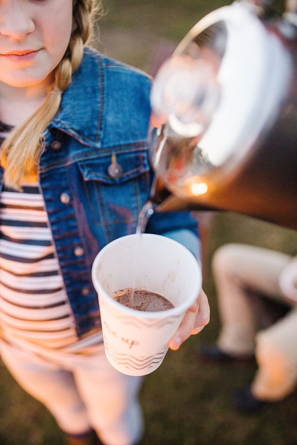 Land O Lakes prepared hot mint cocoa in mug delivering creamy warmth and comfort