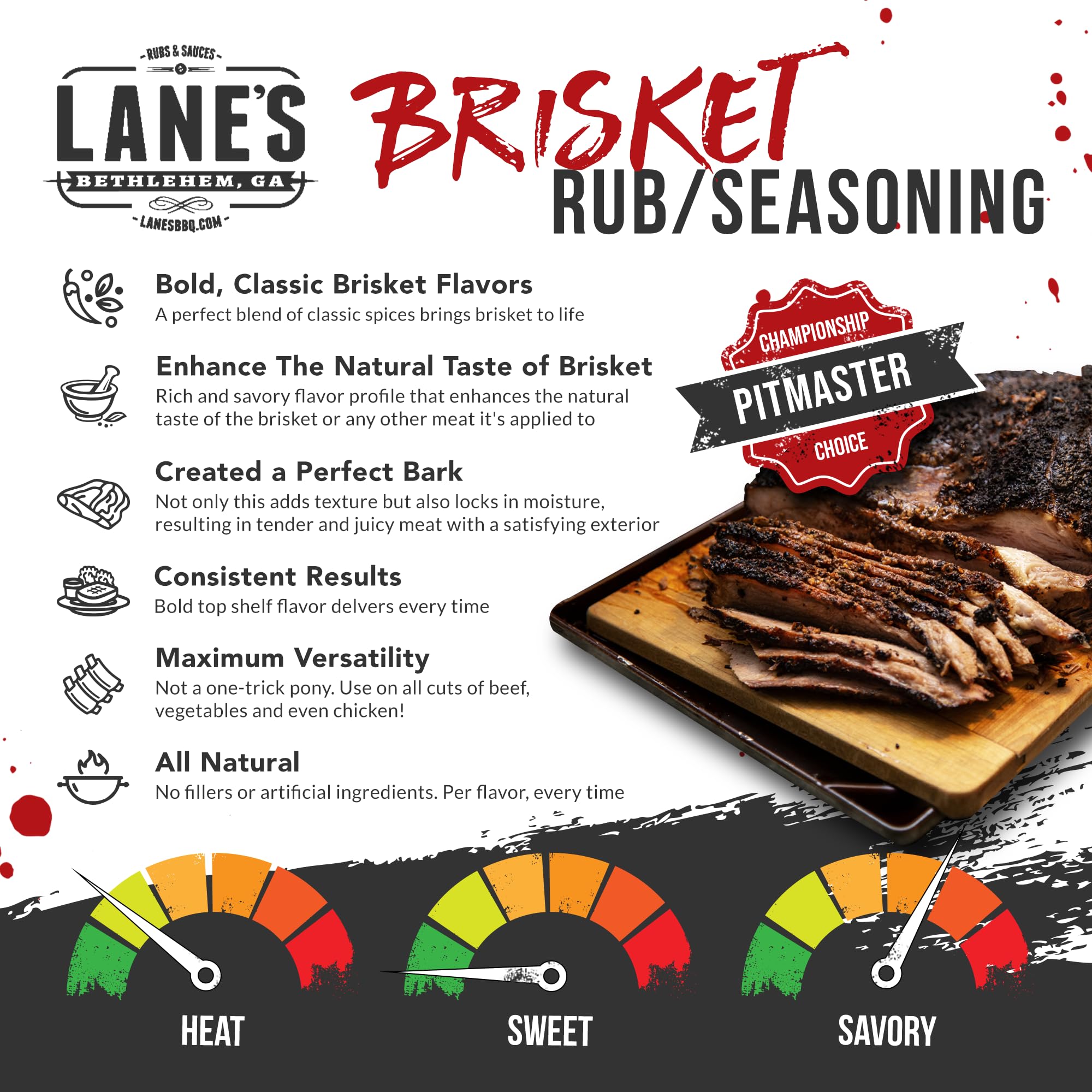 Lane's closeup of spices revealing texture and color for visual quality