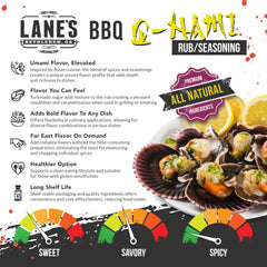 Lane's Q-Nami shaker top with convenient pour lid for even seasoning