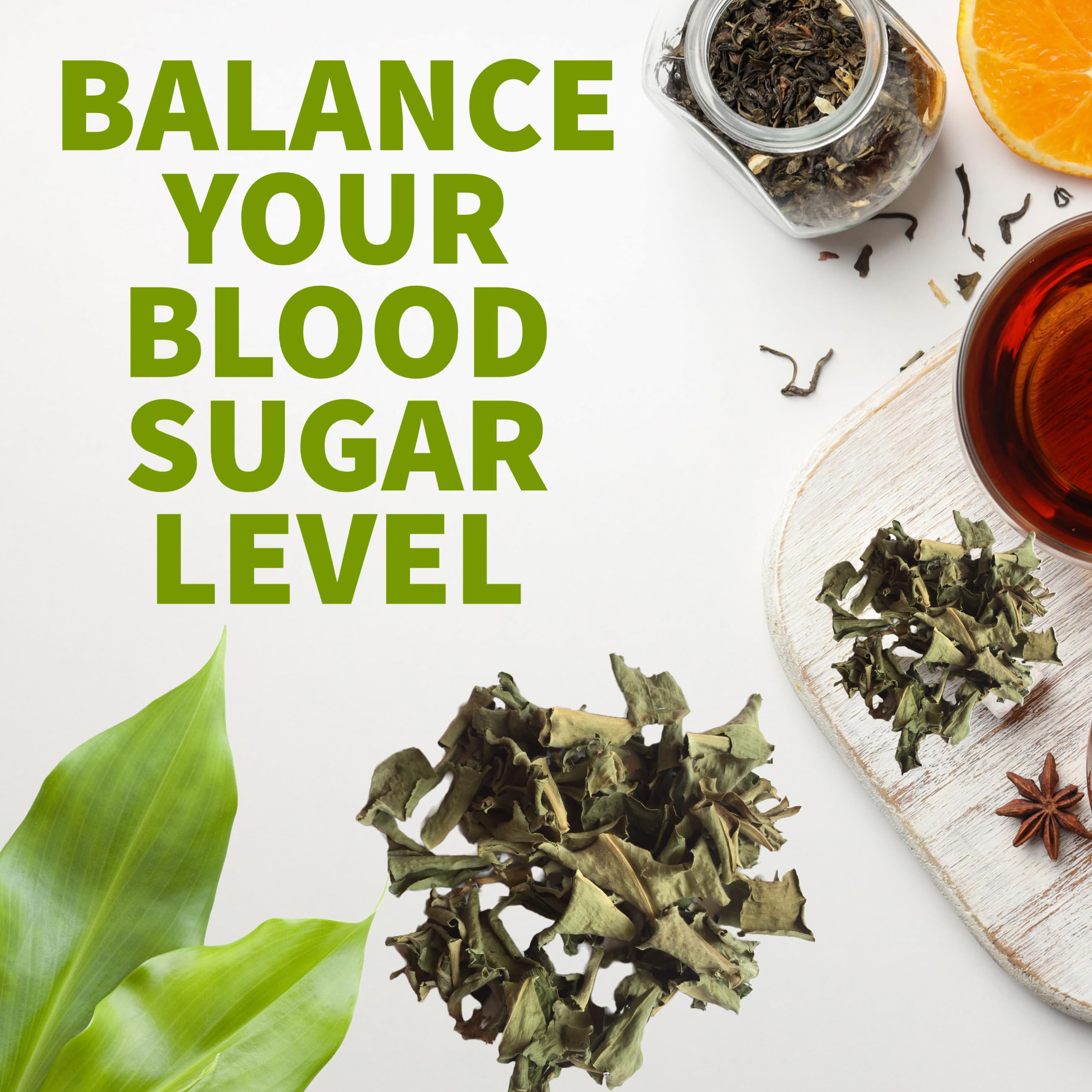 Lanka Flavors brewed Insulin Plant tea in cup demonstrating simple home preparation
