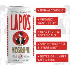 Lapo's open can top revealing carbonation and instant serve benefit