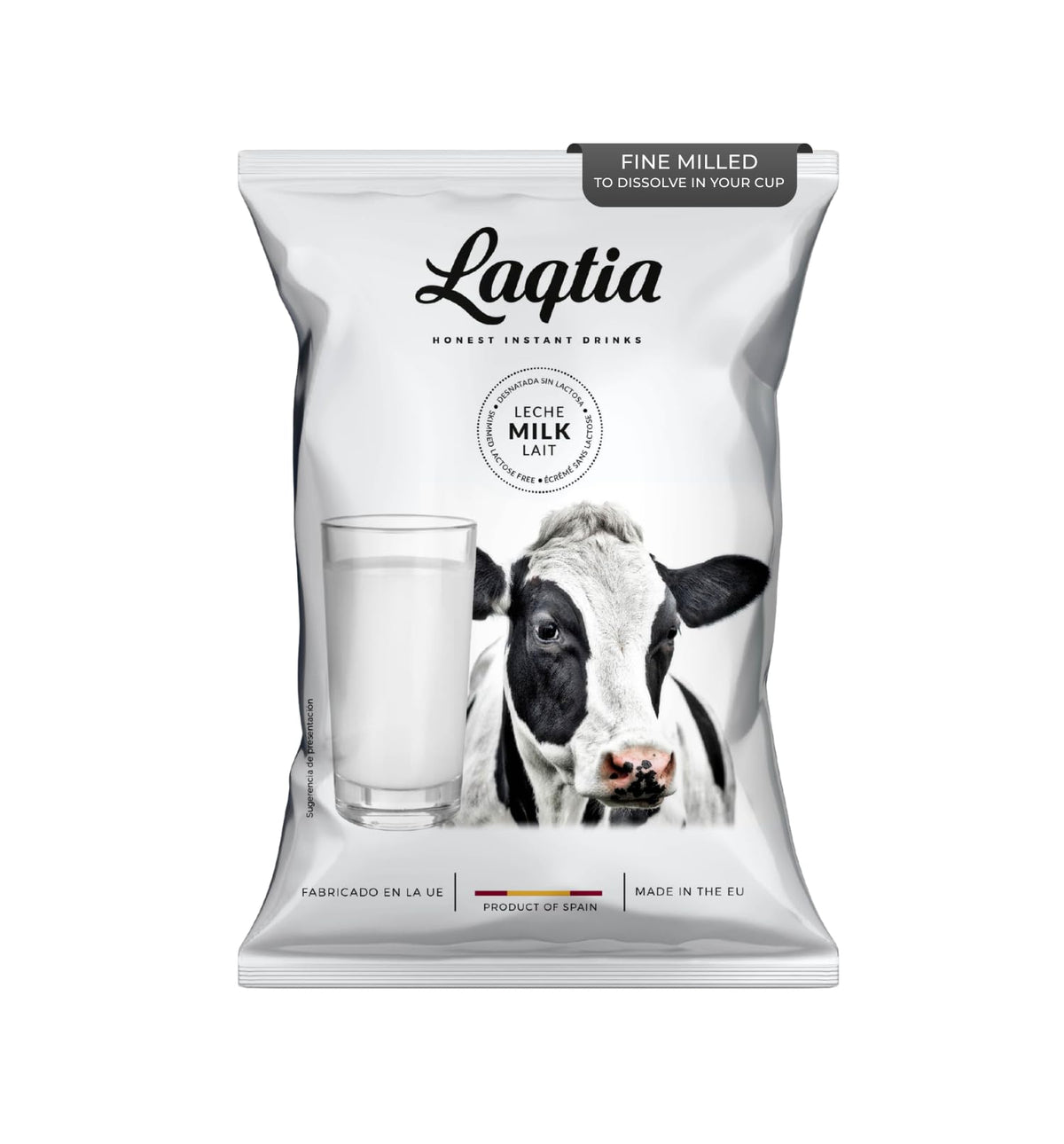 Laqtia front packaging 1lb bag showing label and shelf-stable convenience