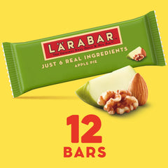 LÄRABAR close-up of dates, almonds, apples, walnuts, raisins, cinnamon highlighting real ingredients
