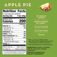 LÄRABAR single Apple Pie bar unwrapped showing chewy texture and natural taste