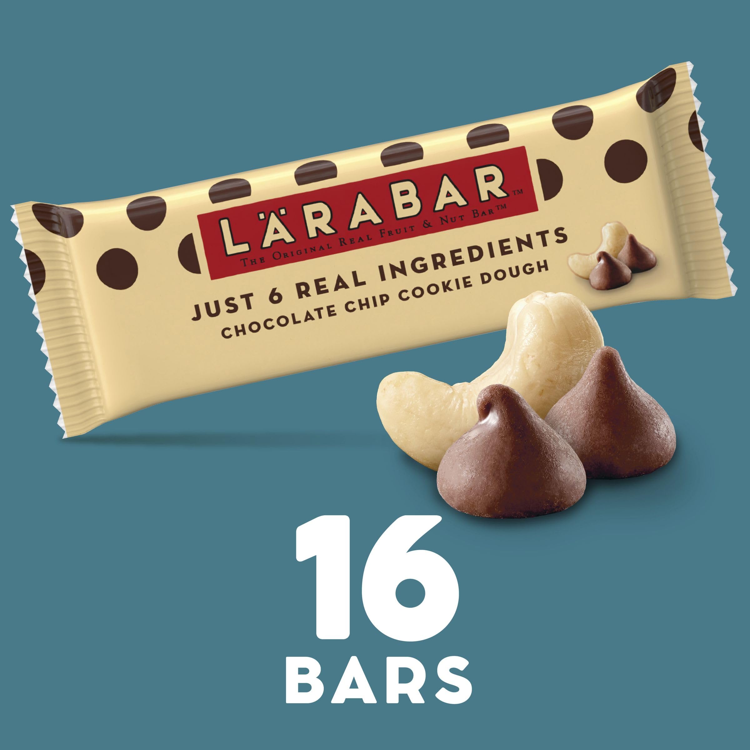 LÄRABAR bar cross-section revealing chewy fruit-and-nut texture for satisfying bites