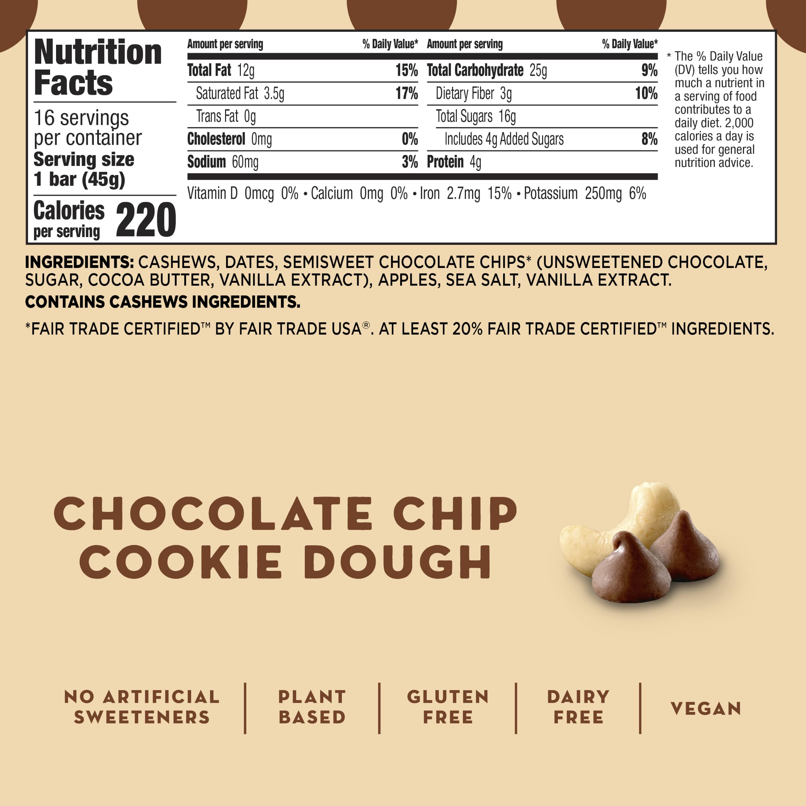 LÄRABAR wrapper close-up highlighting simple ingredients and clear labeling benefits