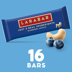 LÄRABAR cashews dates apples and blueberries ingredient close-up for transparency