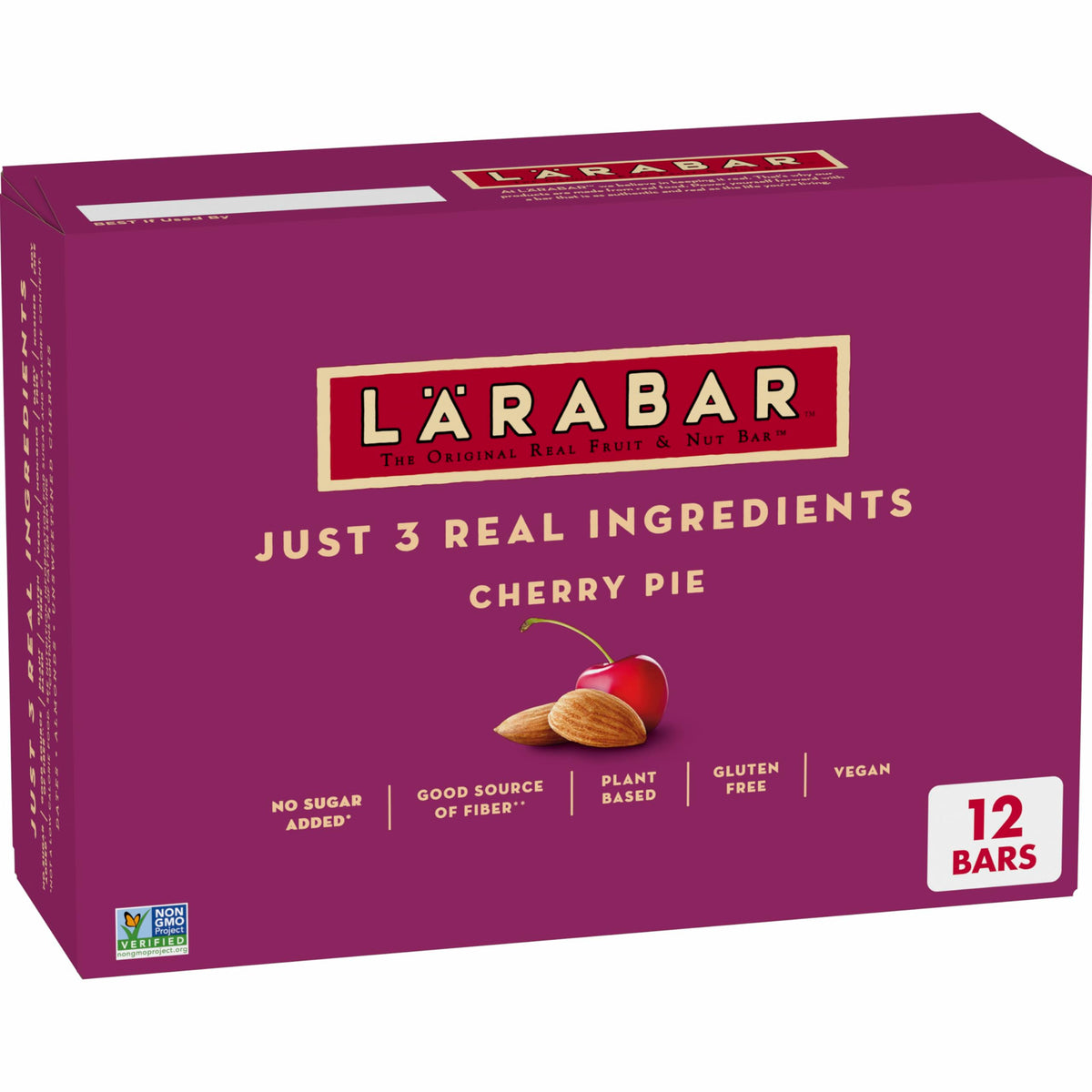 LÄRABAR front packaging showing Cherry Pie flavor and convenience