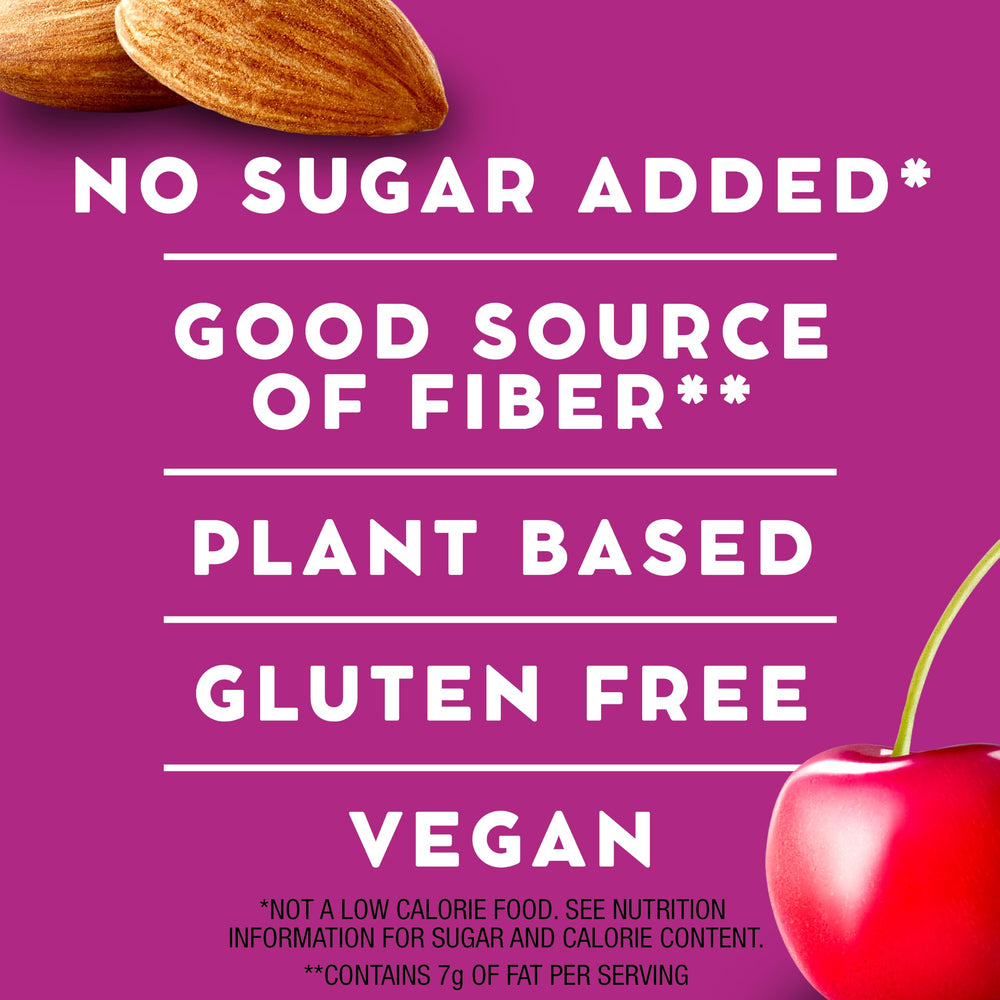 LÄRABAR nutrition label for Cherry Pie bars showing dietary details