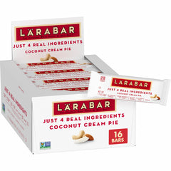 LÄRABAR front packaging showing box of Coconut Cream Pie bars for quick identification