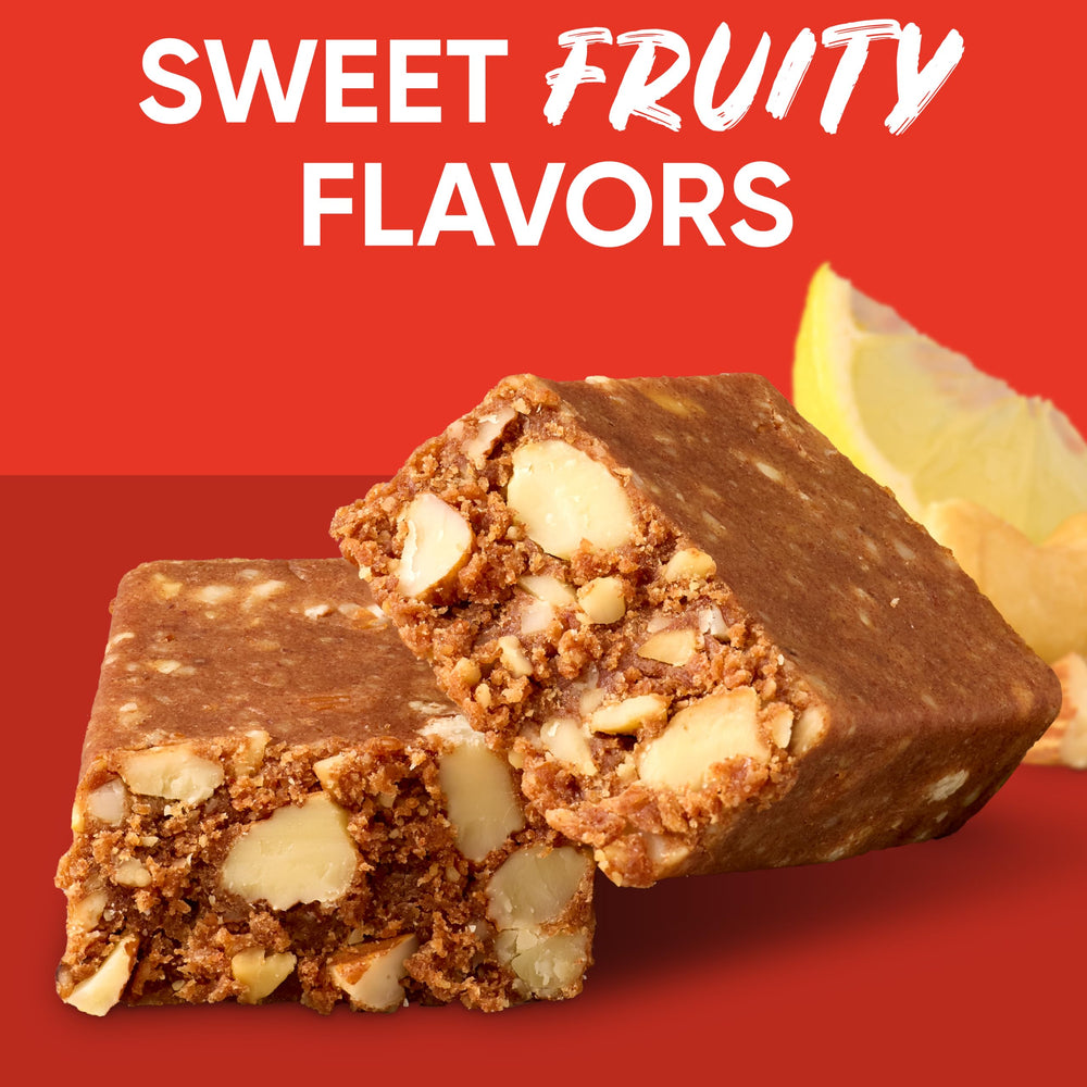 LÄRABAR bars in hand demonstrating size and on-the-go snack convenience