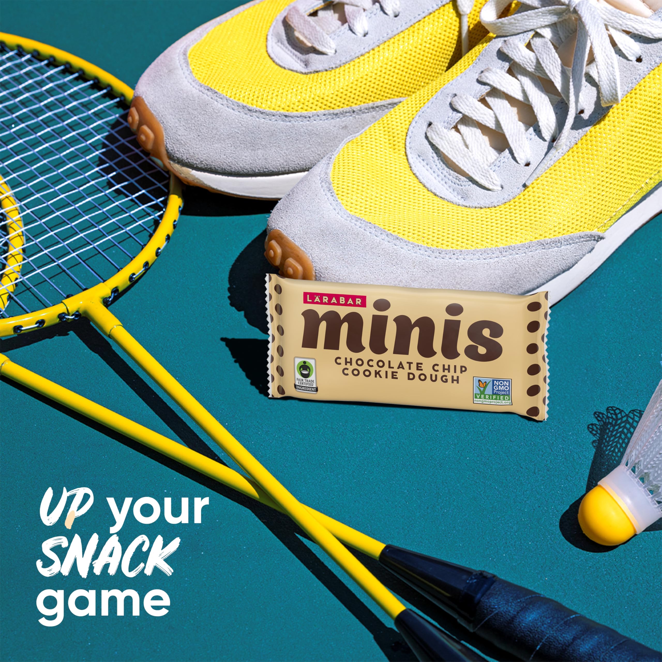 LÄRABAR minis tucked inside a backpack for grab-and-go convenience