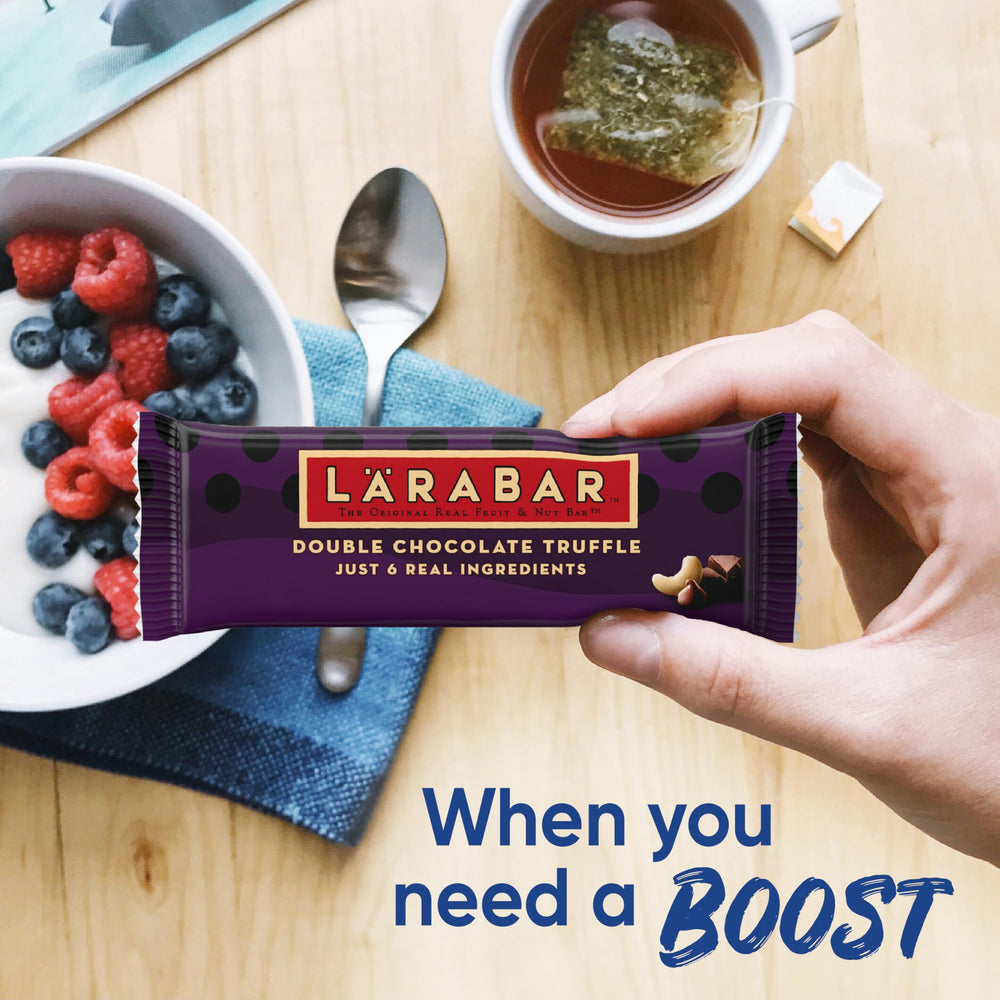 LÄRABAR nutrition label and certifications showing clear dietary info