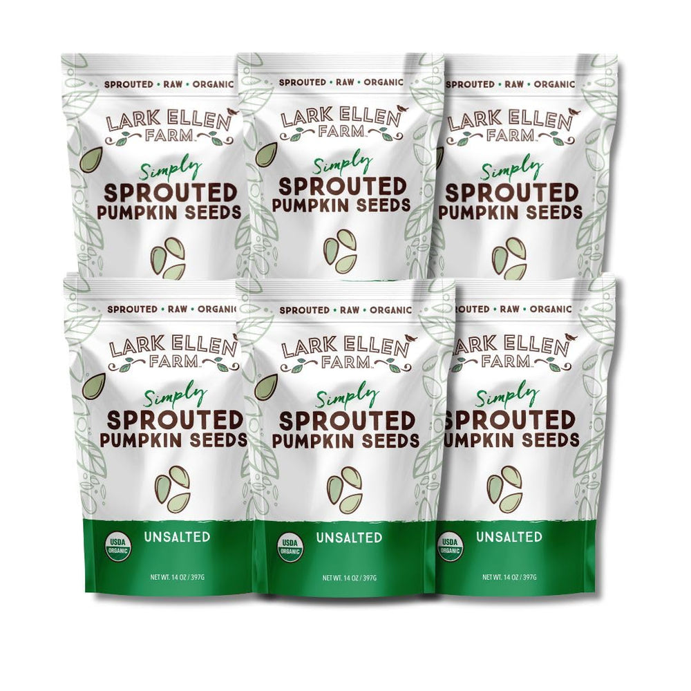 Lark Ellen Farm front packaging showing 14 oz resealable bag and organic badge