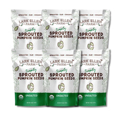 Lark Ellen Farm front packaging showing 14 oz resealable bag and organic badge