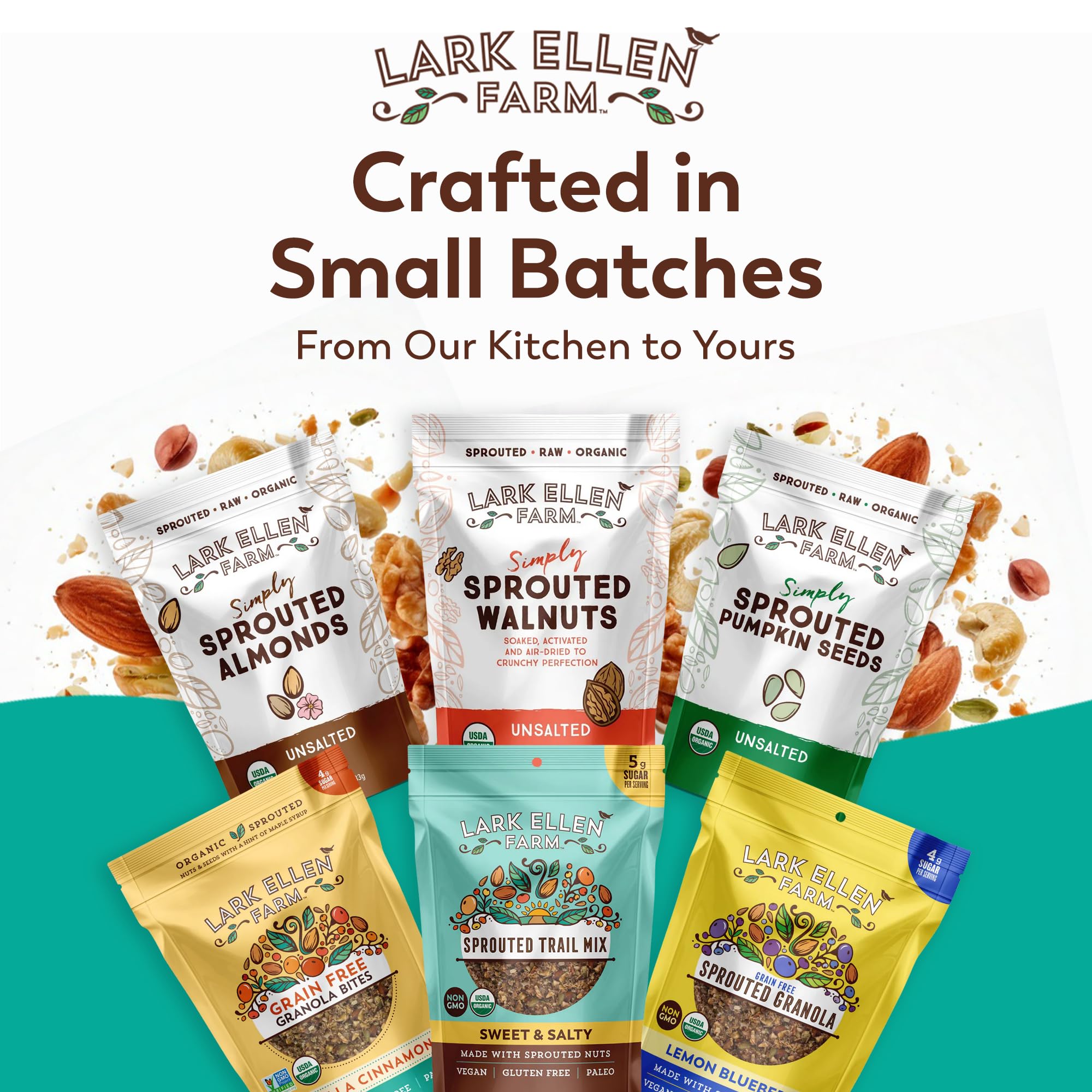 Lark Ellen Farm snack in outdoor setting—energy-ready, clean-label option
