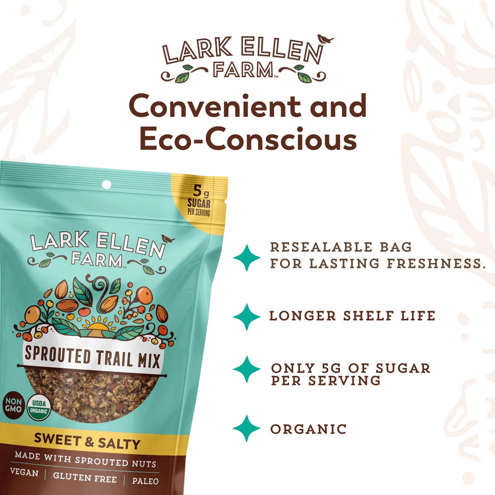 Lark Ellen Farm portion next to a hand—visual 8 oz serving size