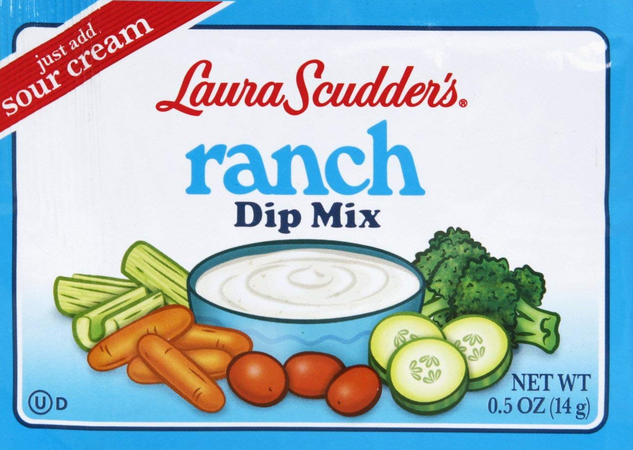 Laura Scudder's packet front view showing brand and convenient single-serve benefit