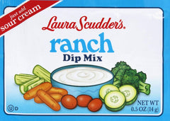 Laura Scudder's packet front view showing brand and convenient single-serve benefit