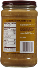 Laura Scudder's crunchy peanut butter close-up showing texture for better spreadability