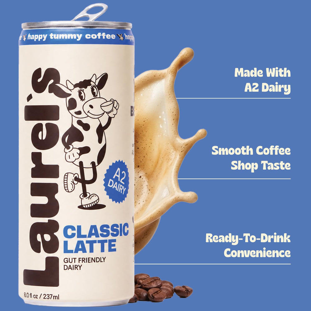 Laurel's can label close-up highlighting ingredients and clean formulation