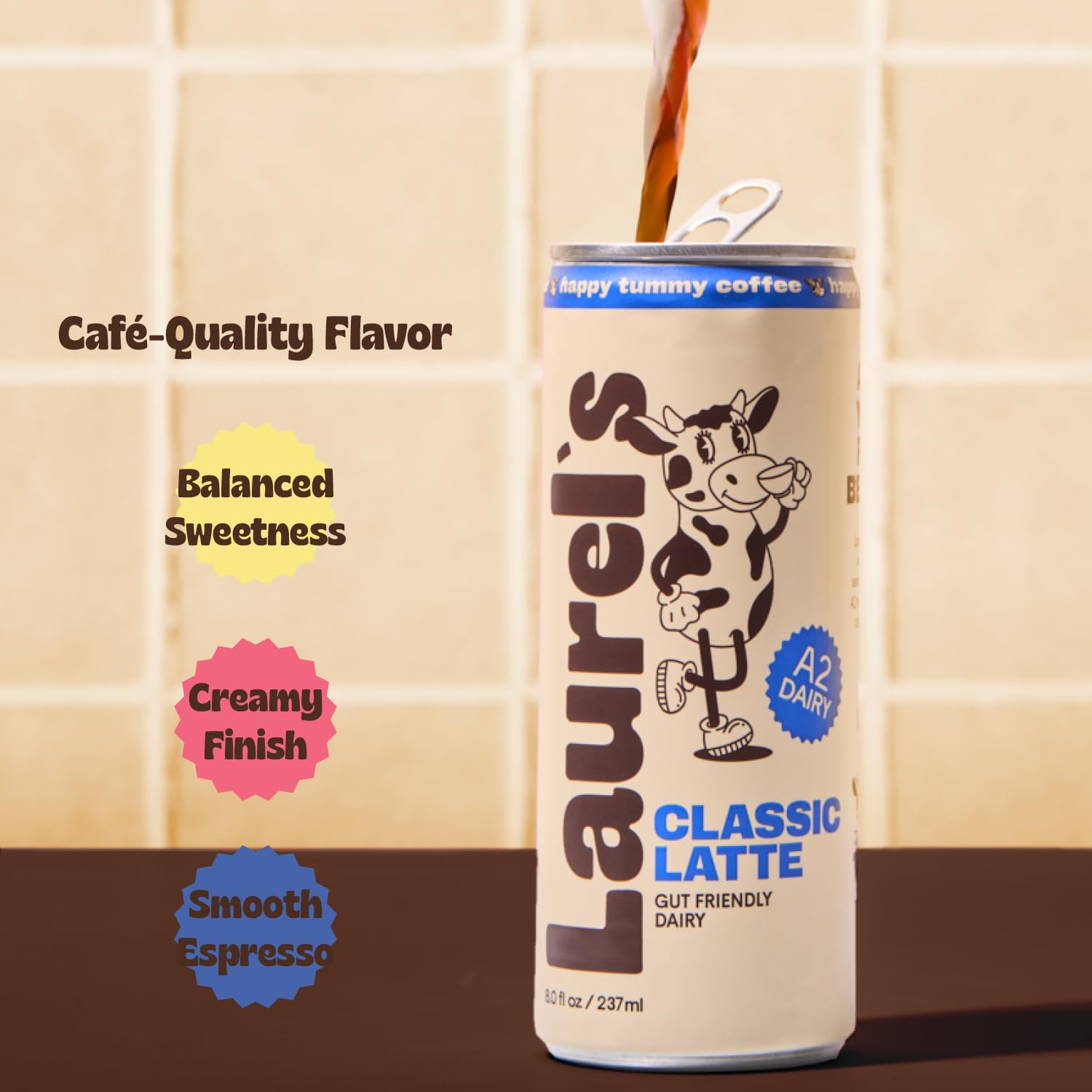 Laurel's cans stocked in fridge showing easy access and chilled readiness