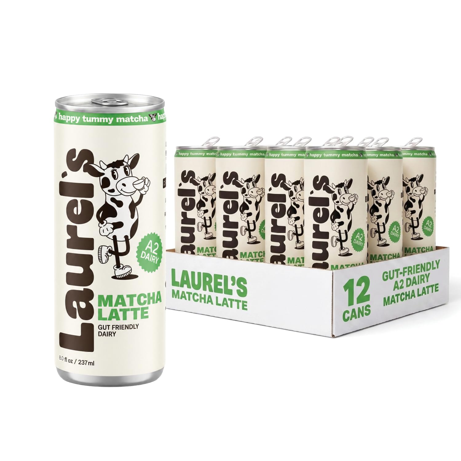 Laurel's front view of 12-pack cans showing packaging and convenience