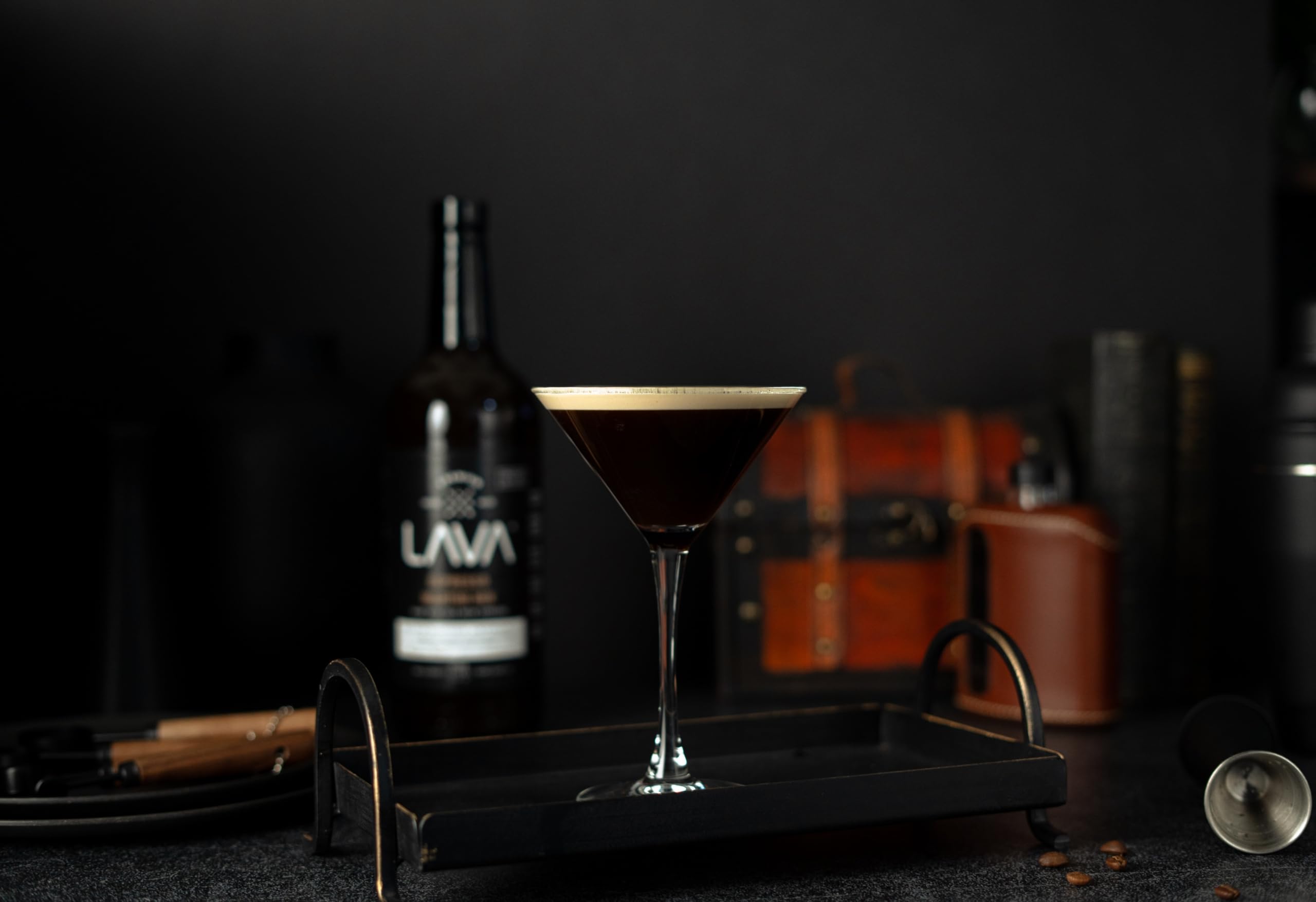 LAVA ingredient label detail showing cold brew espresso and no artificial additives